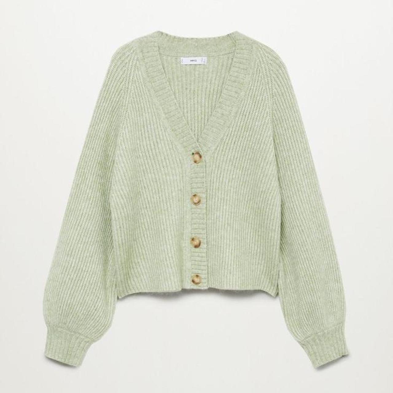 Mango Women's Green Cardigan