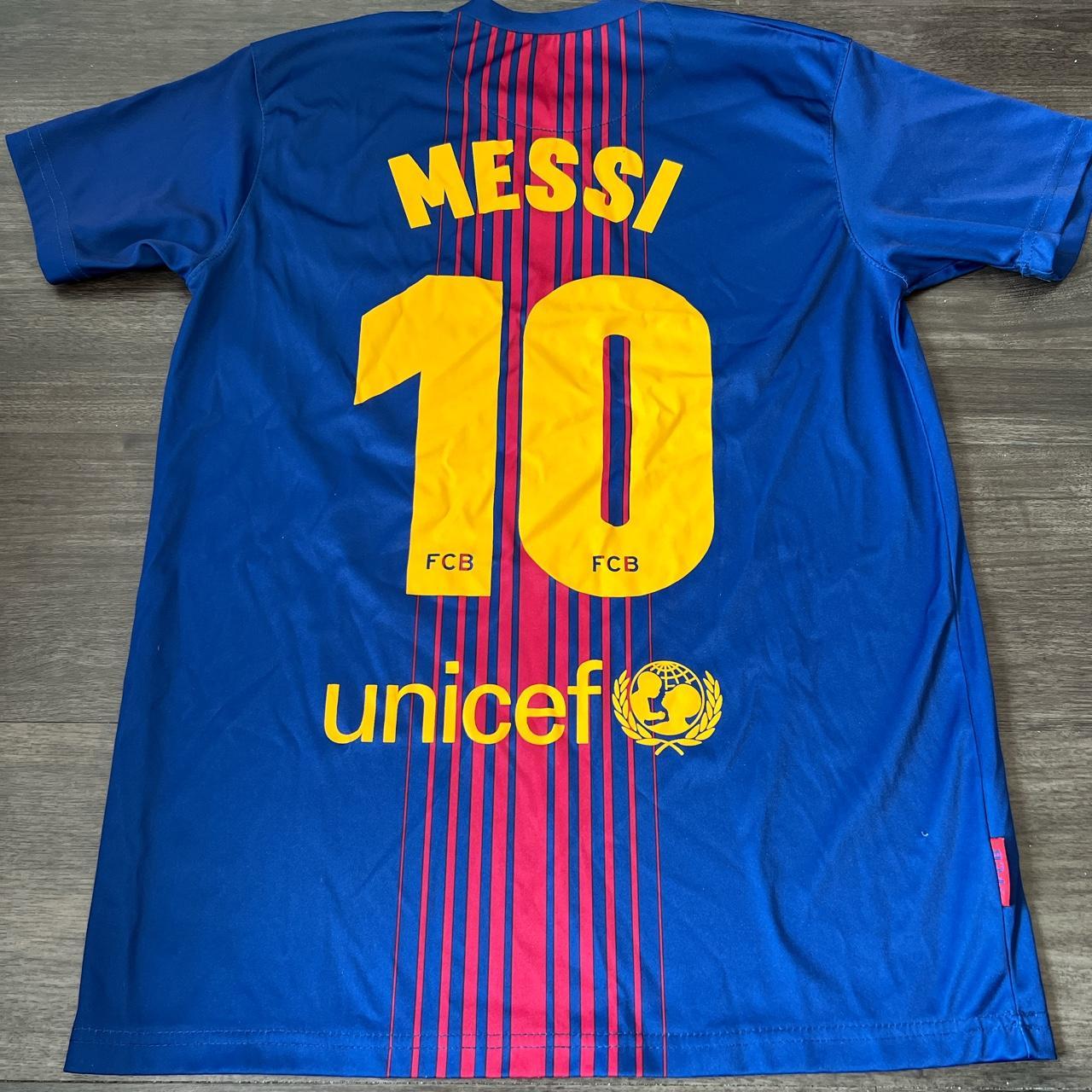 Barcelona Lionel Messi soccer jersey Qatar - Depop