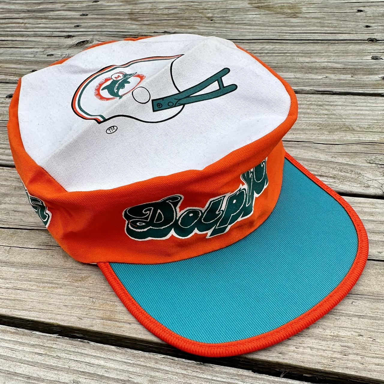 NFL Retro Amcap Miami Dolphins 90s Trucker Hat - Depop