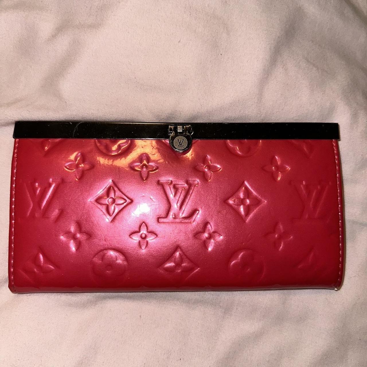 Cute hot pink LV purse Few scratches and stains on... - Depop