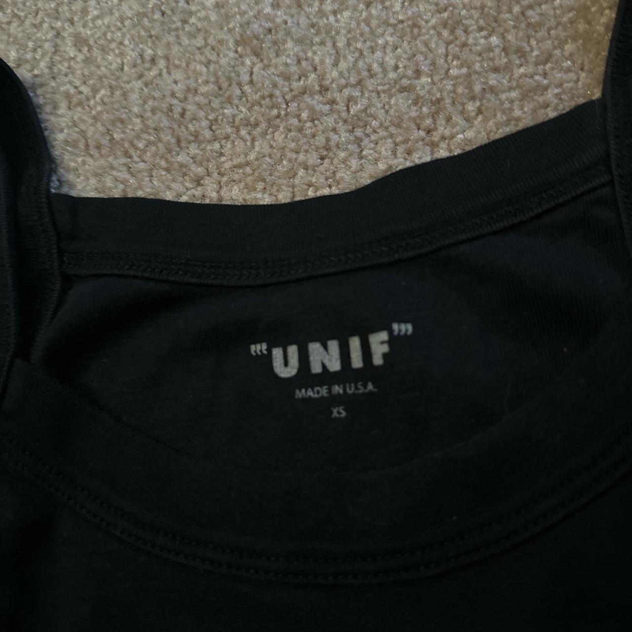 💿 Unif staple black tank top 💿 Size xs / brand new... Depop