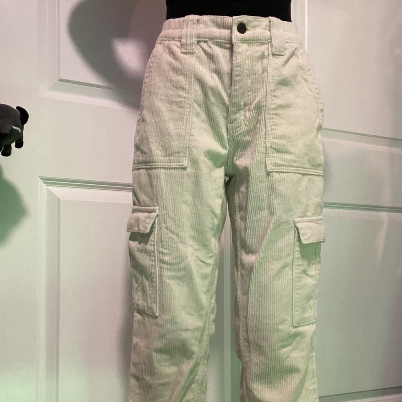 Pacsun baggy cargo corduroy pants with an elastic... Depop