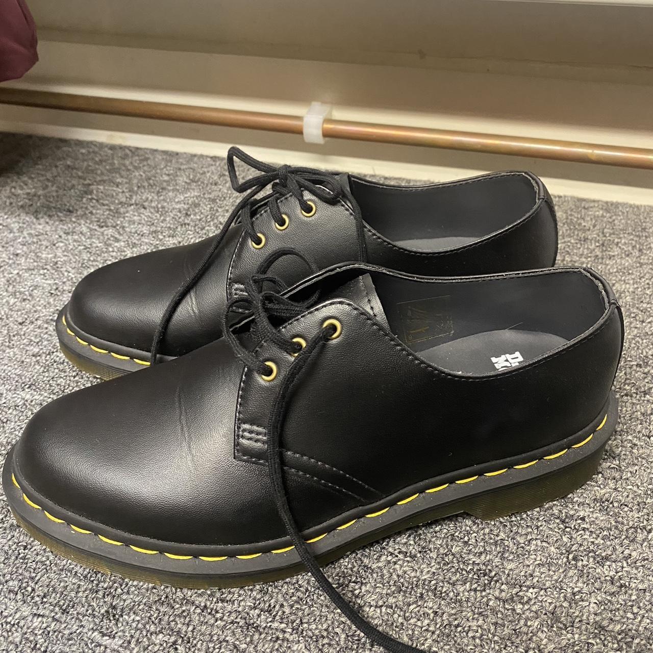 Vegan Leather Dr Marten Shoes Never Worn Outside... Depop Macrame Plant Hanger With Wooden Base Trailing Turtle