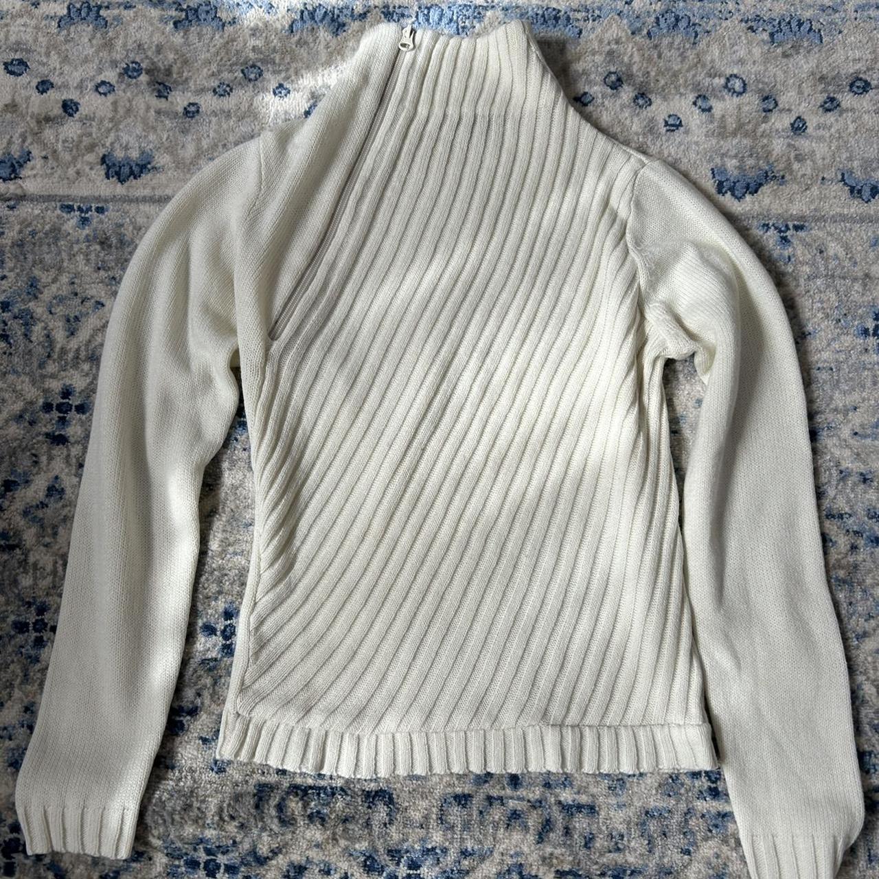 American Vintage Women's White Sweatshirt | Depop