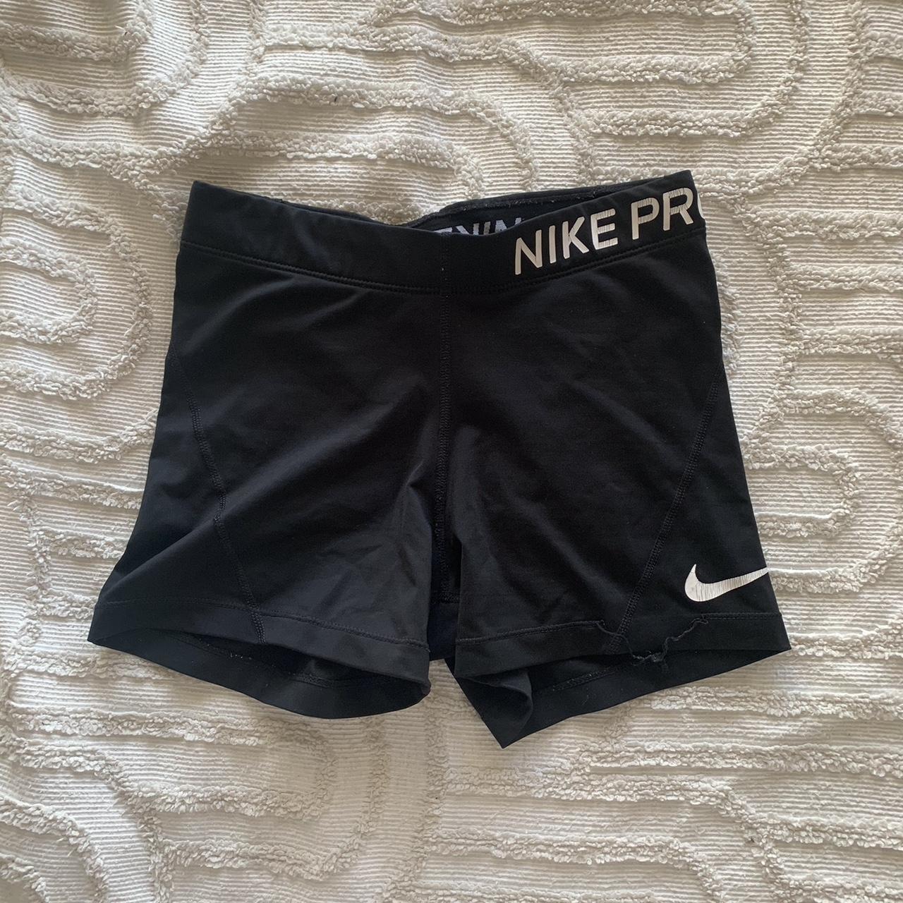 Nike Pro Shorts Dri Fit Lightly worn Size: S Bottom... - Depop