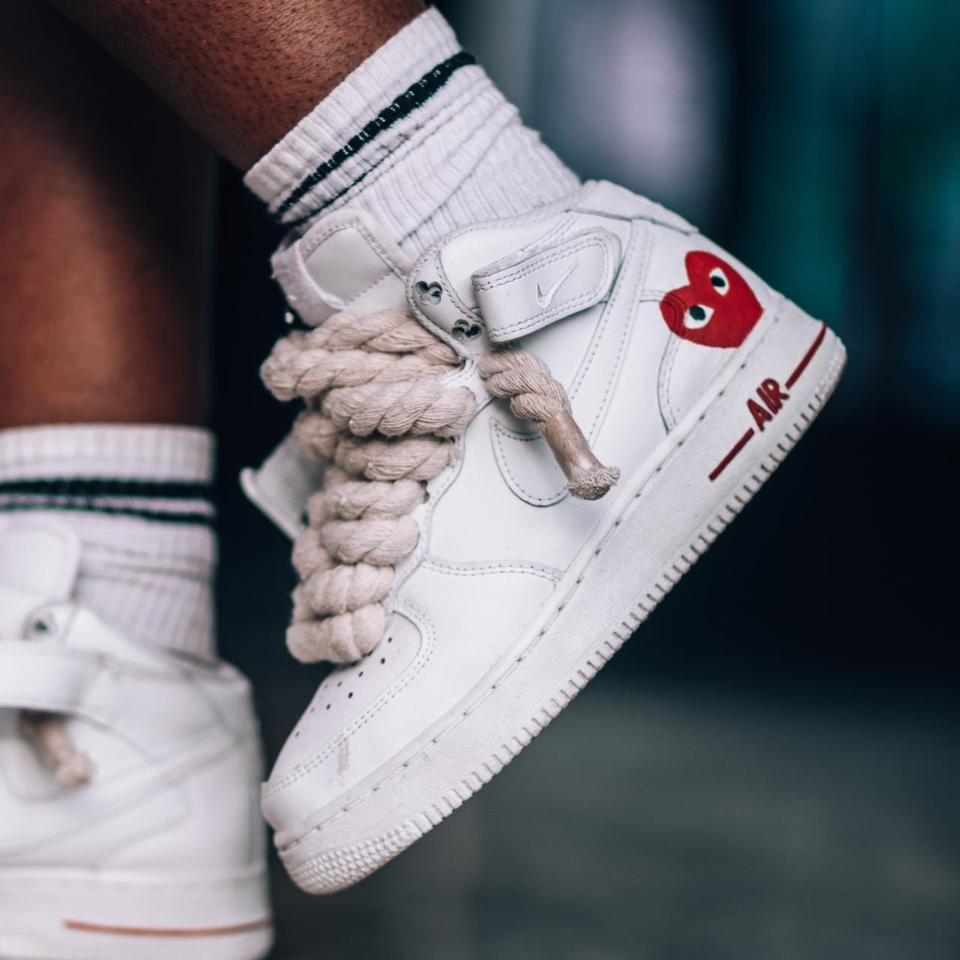 comme des garcons play nike air force