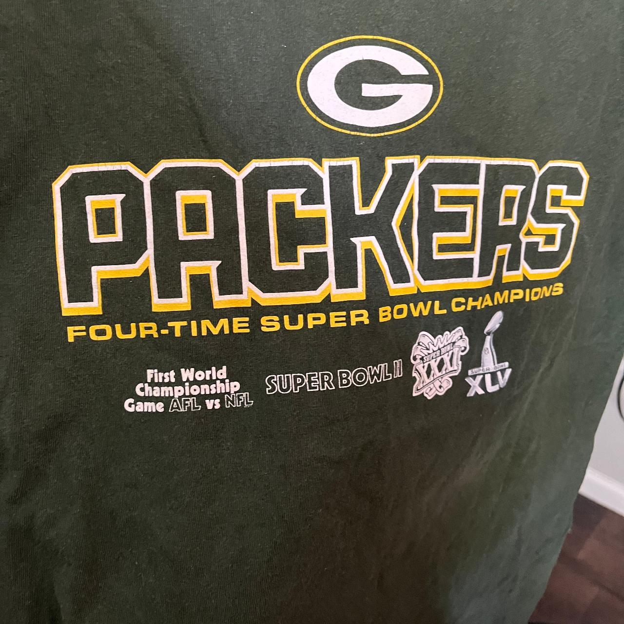 Packers 4 Time Super Bowl Champions Shirt