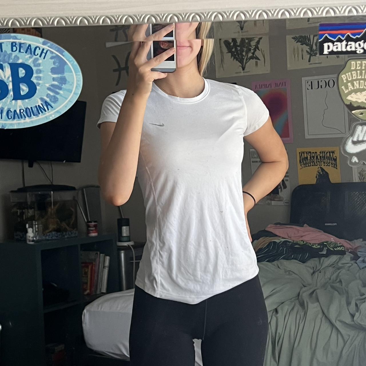 nike red and blue shirt