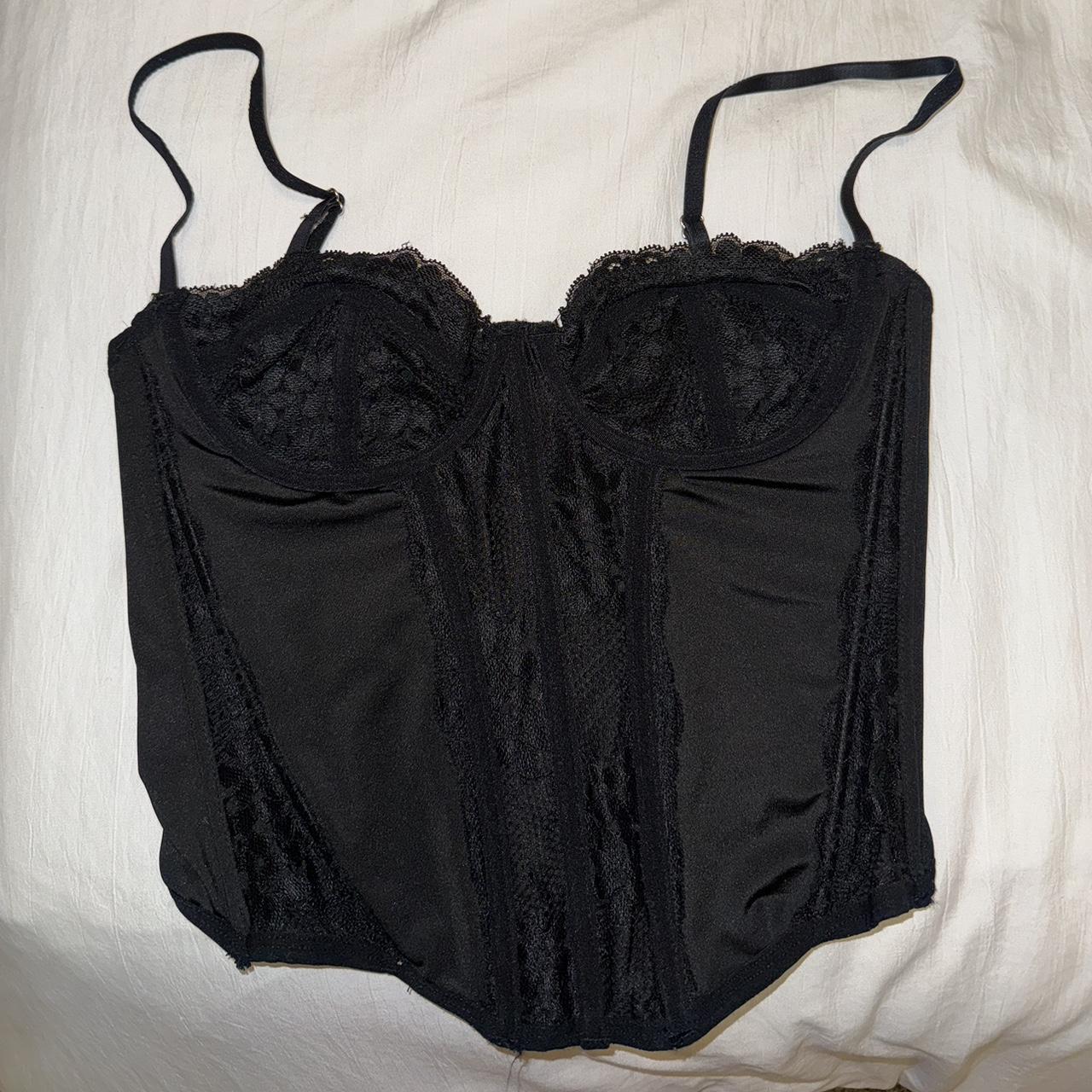 The kript lounge set - size xs - black - corset - Depop