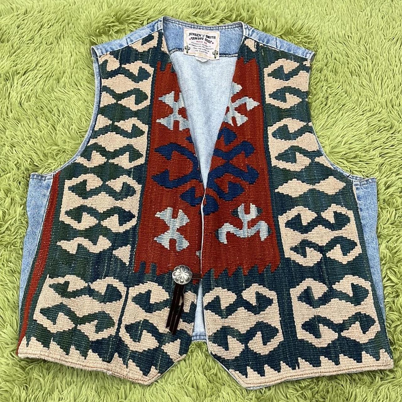 Jensen & Smith Cowboy Code Size XL Denim with patch... - Depop