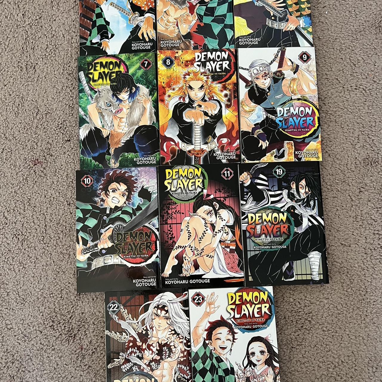 Demon Slayer Manga, 11 Volumes #demonslayer #manga - Depop