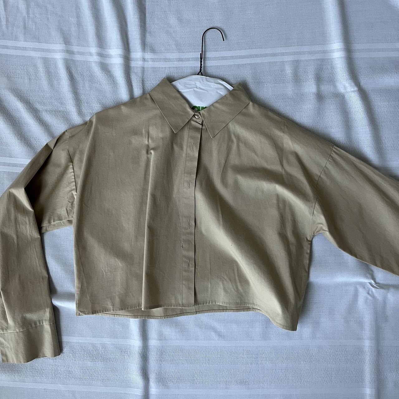 Women's Tan Blouse | Depop