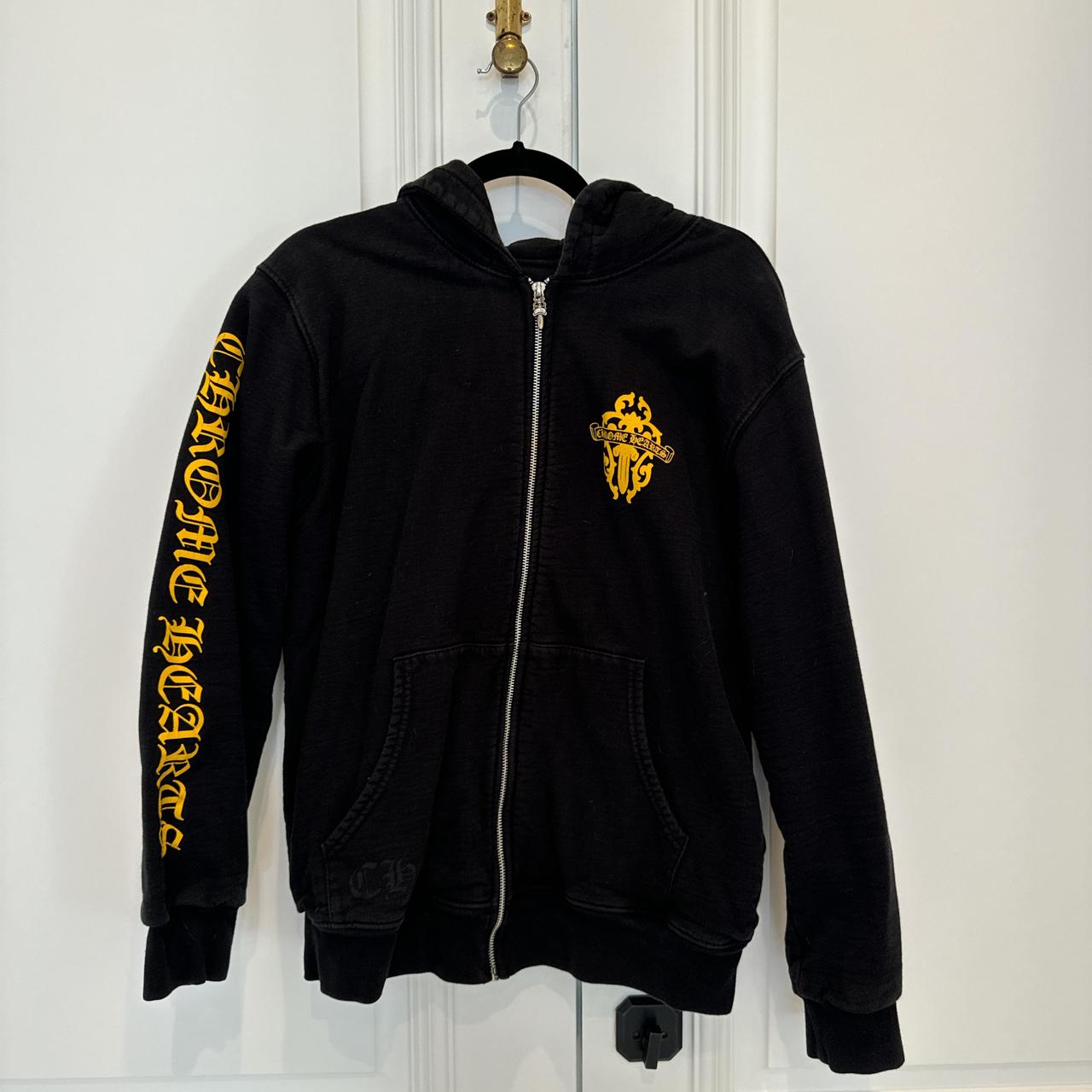 Black and yellow hoodie best sale