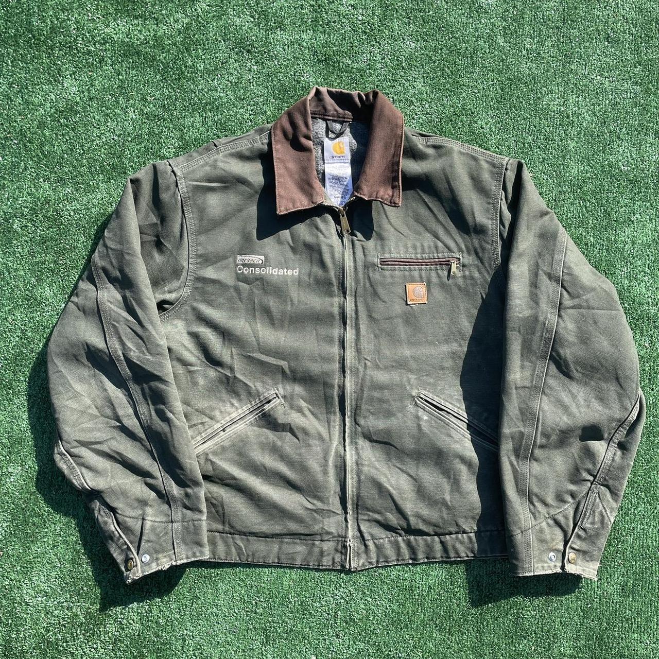 Carhartt Men's Green Jacket | Depop