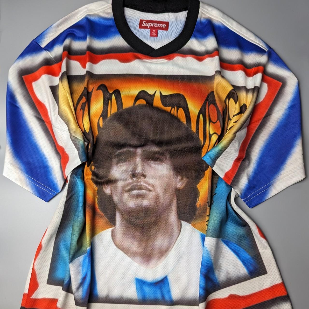 販売店 Supreme Maradona Soccer Jersey | coderzgang.com