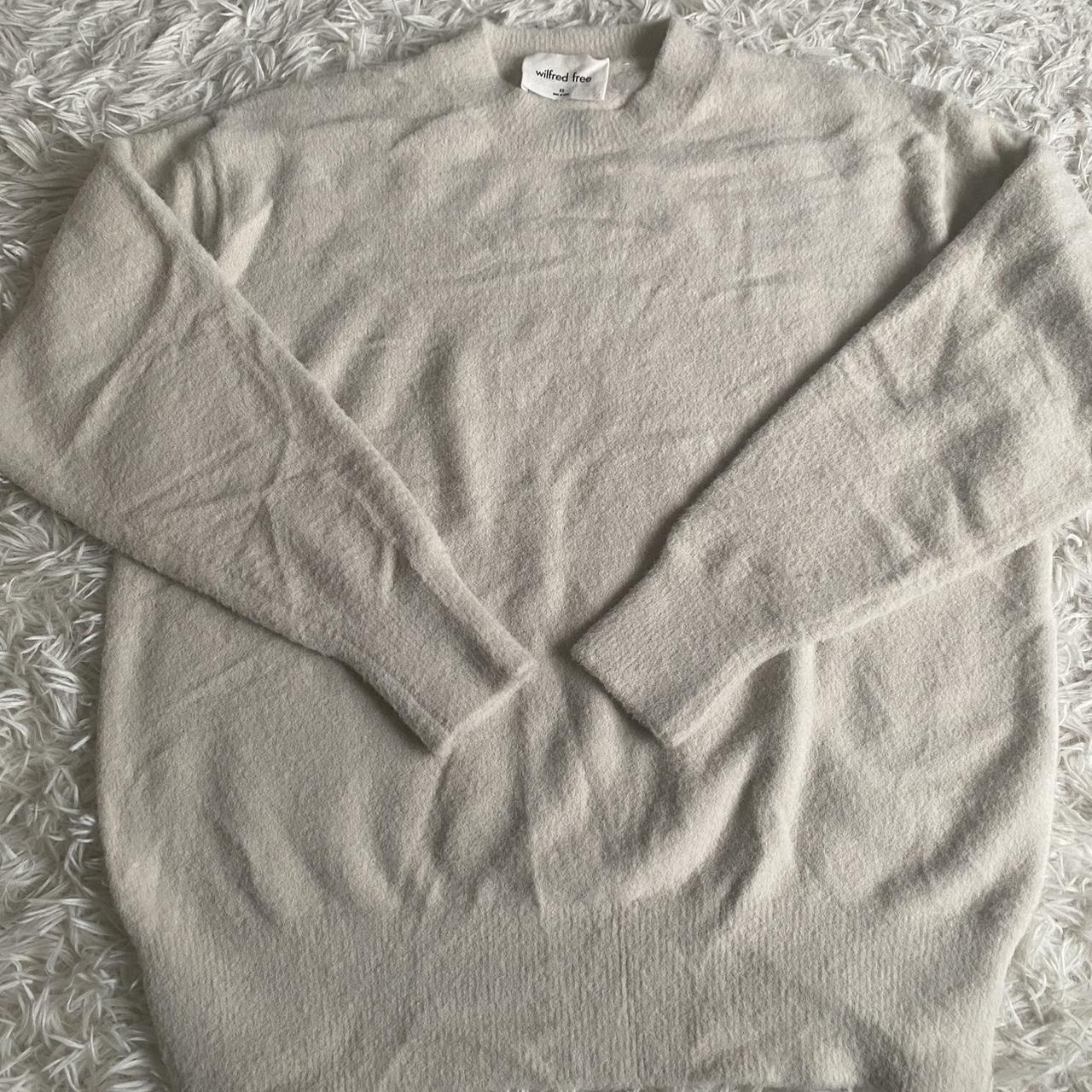 Aritzia Wilfred Free Hush Knit Gingko Sweater Depop