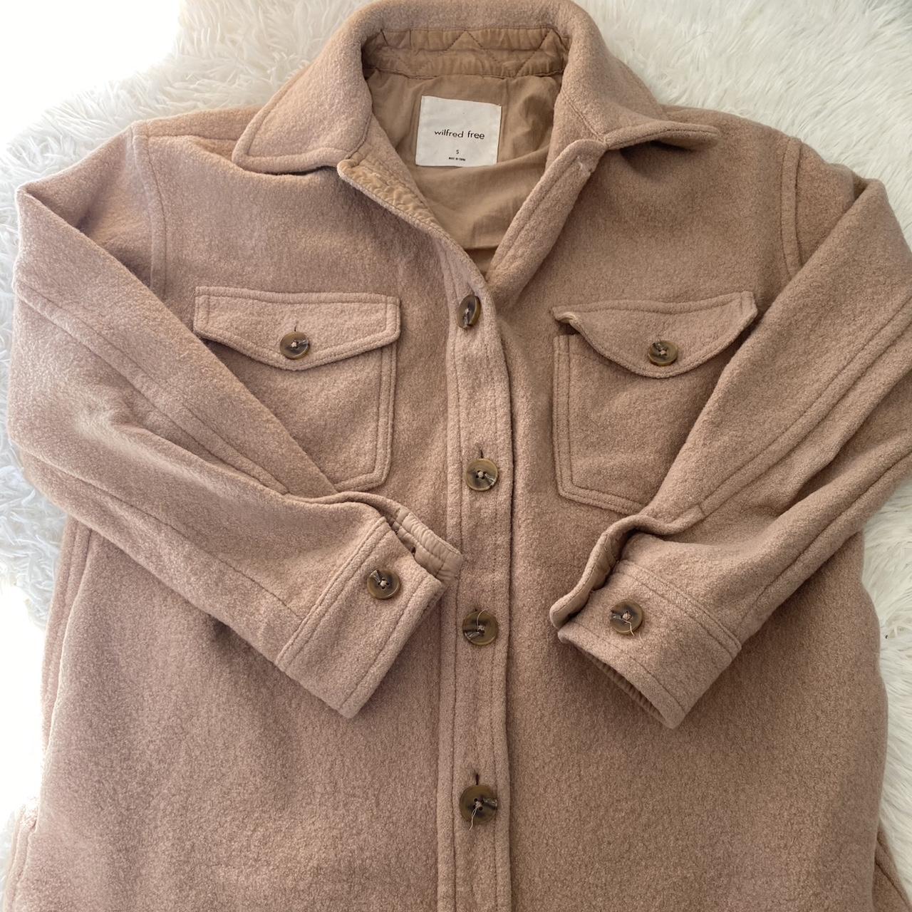 Aritzia Wilfred Free The Ganna™ Shirt Jacket Size | Depop
