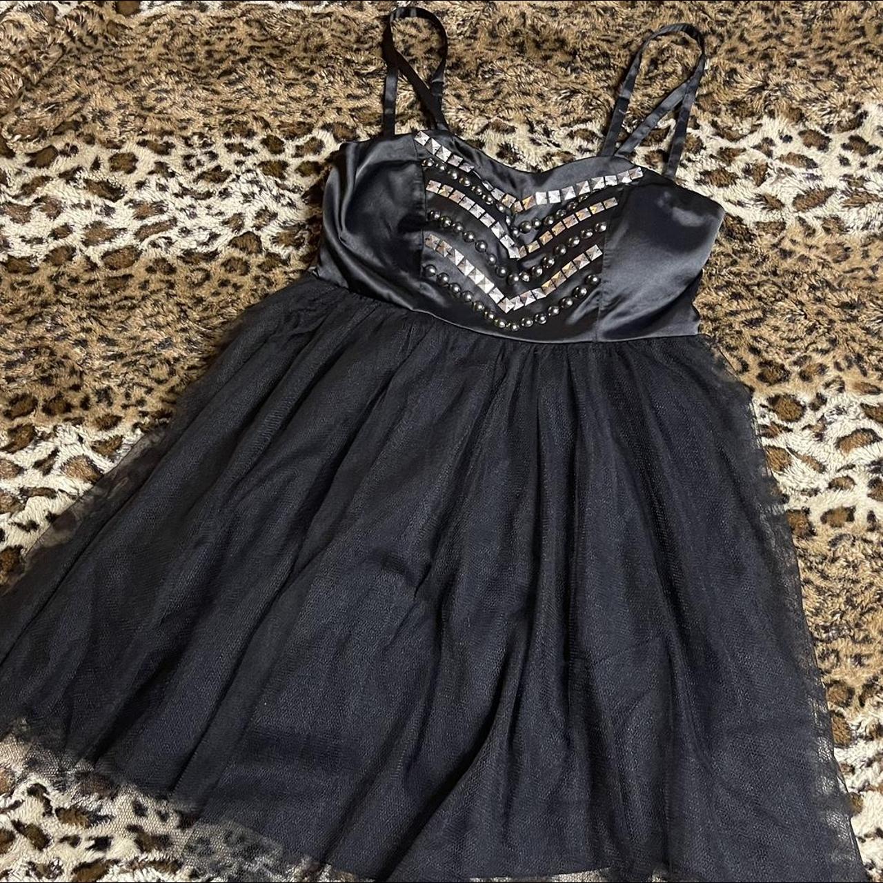 Hot Topic Women's Black Dress | Depop