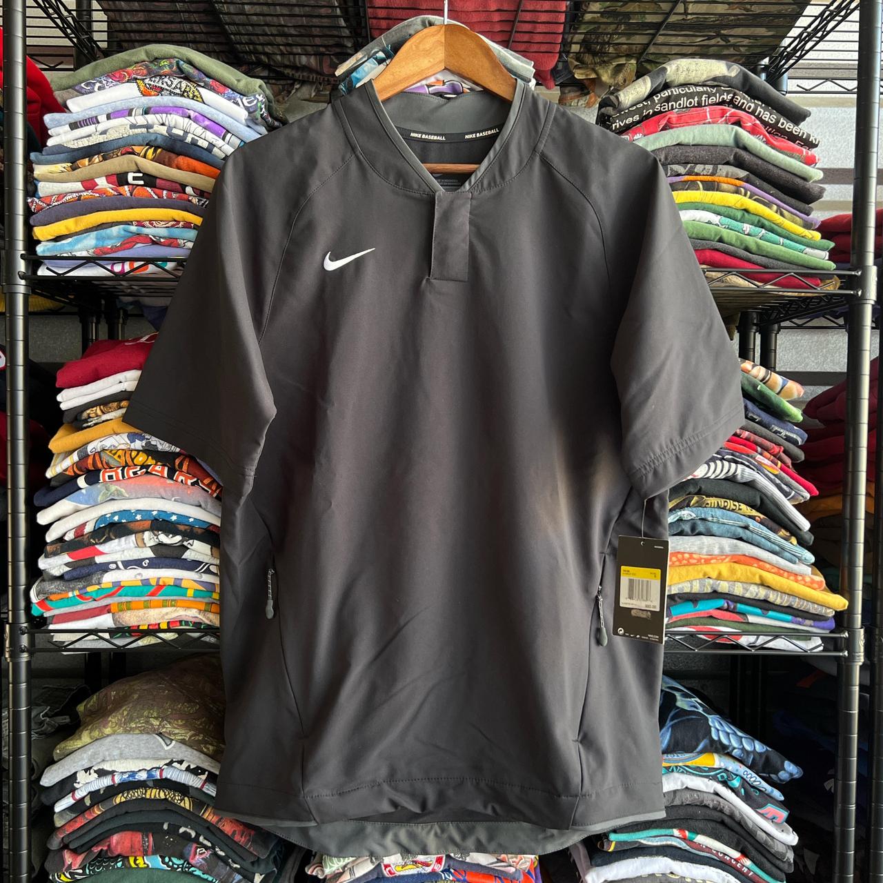 Men s Nike Baseball Pullover Short Sleeve Baseball