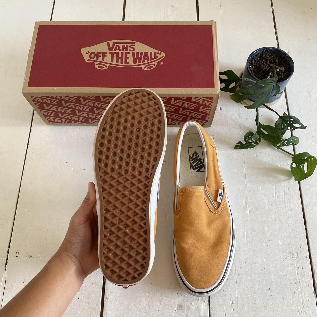 Vans mustard sale slip on