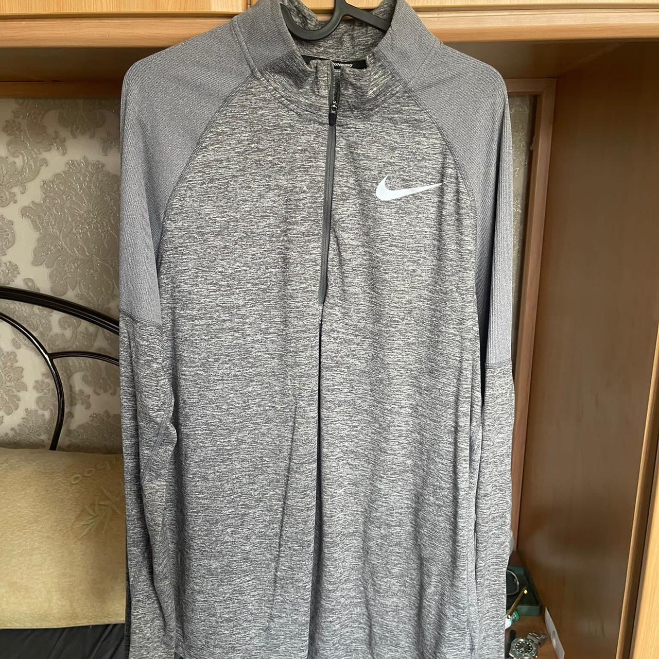 Nike half zip Grey - Depop