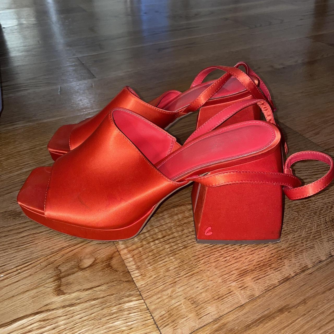 Circus By Sam Edelman Womens Orange Sandals Depop 6656