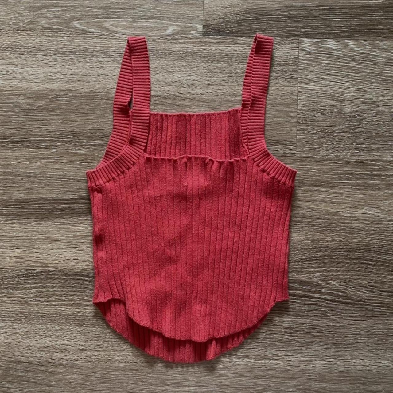 BDG Women's Red Vest Depop