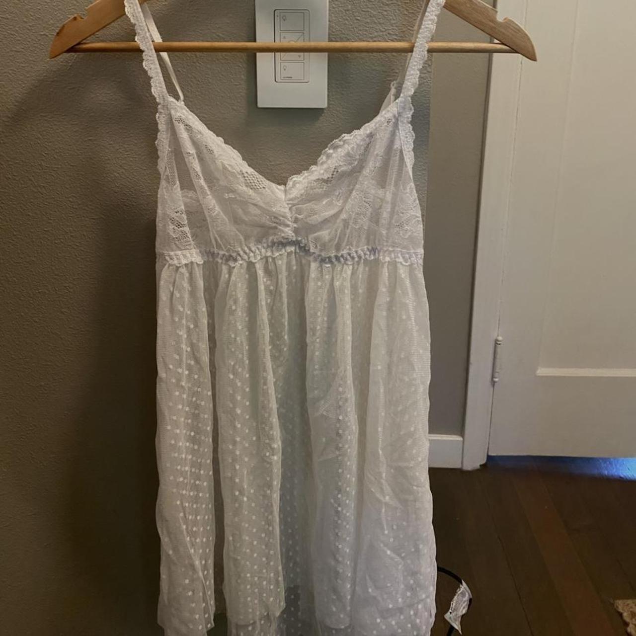Hanky Panky Women's White Dress | Depop