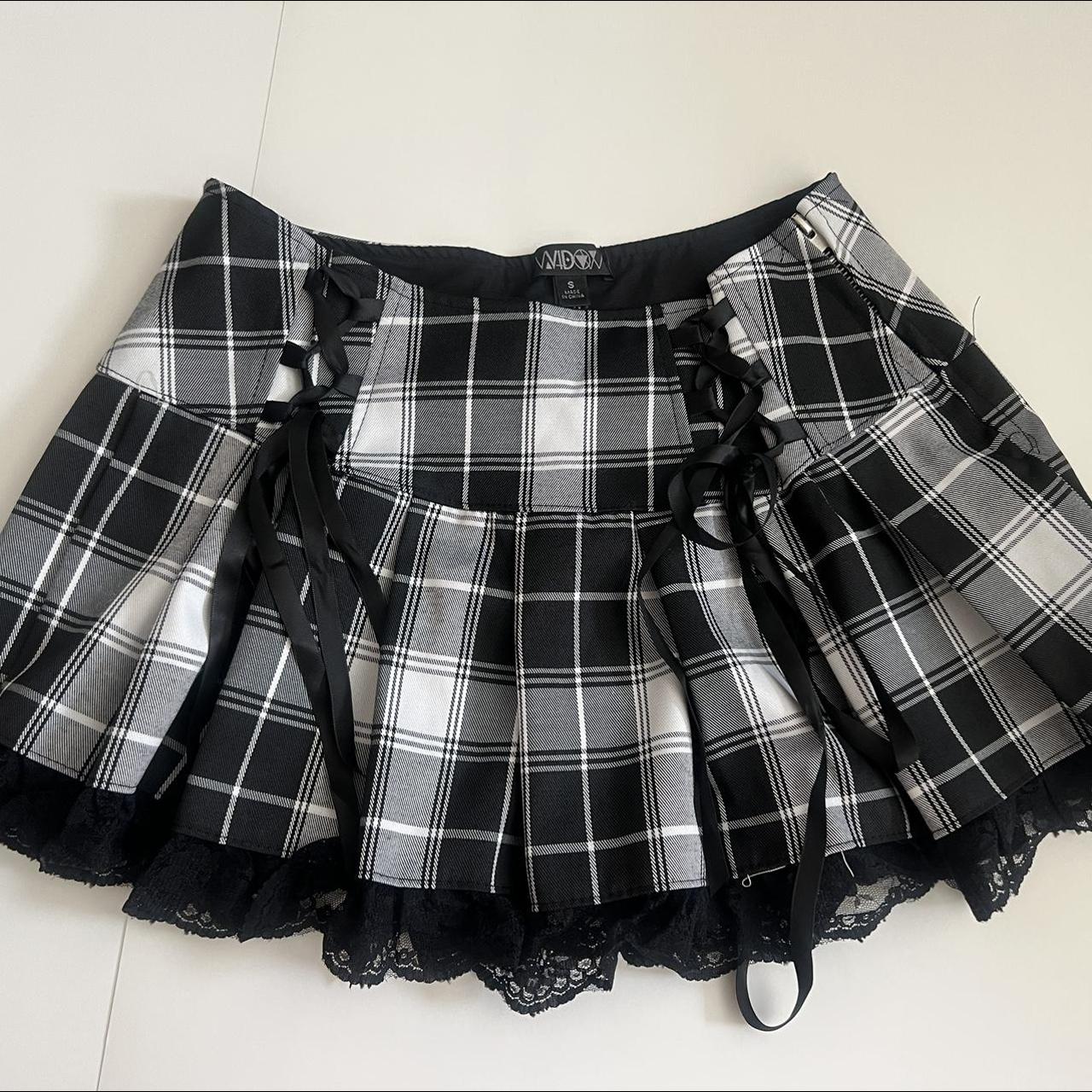 Dolls Kill Women's Black Skirt Depop