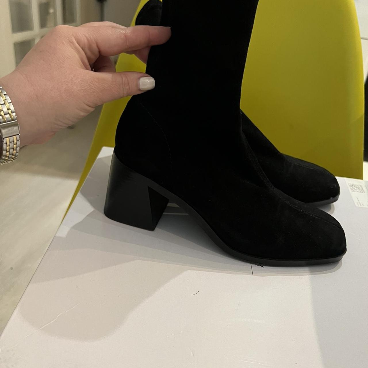 Other stories suede leather boots in size 37... Depop