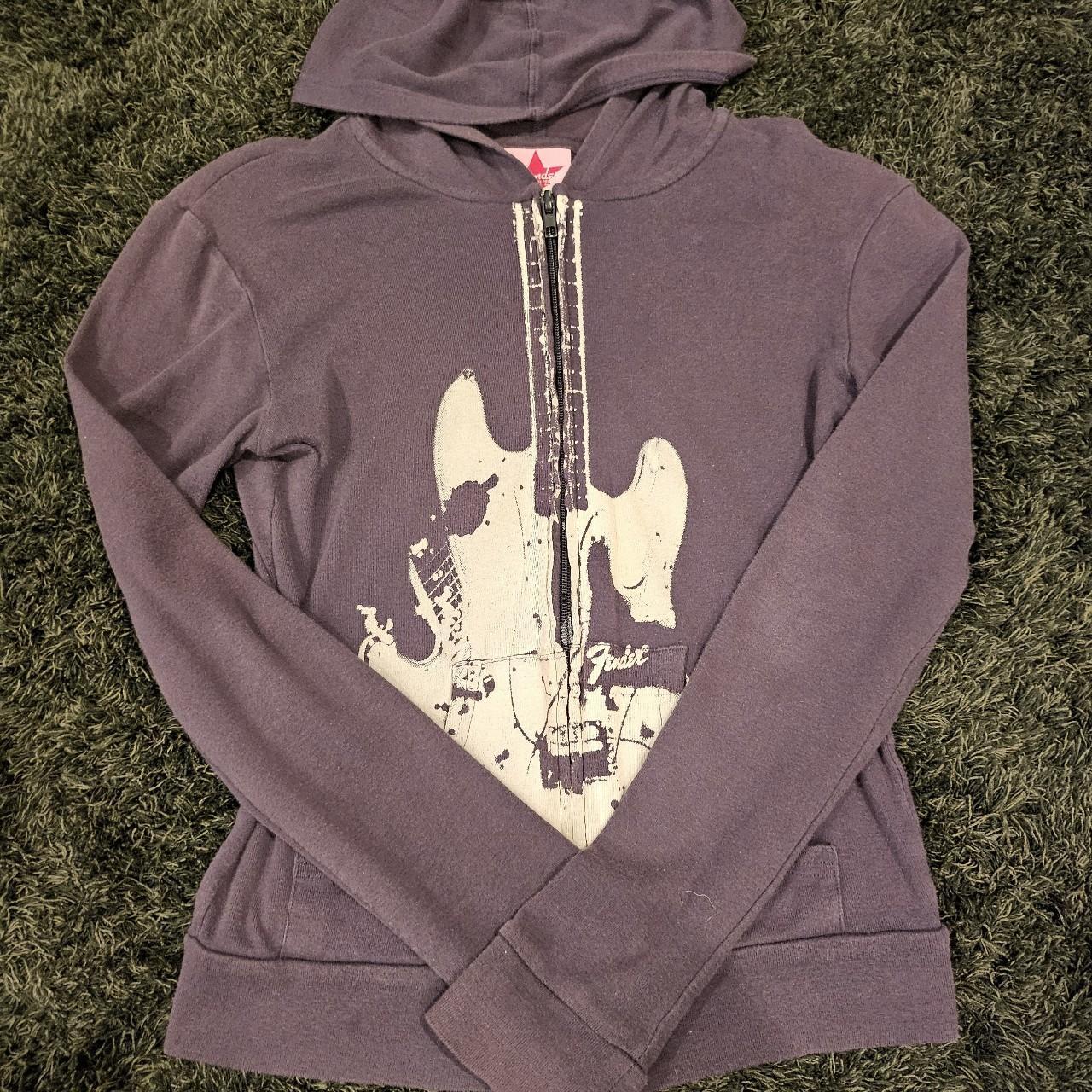 fender zip up hoodie, thin breathable material Depop