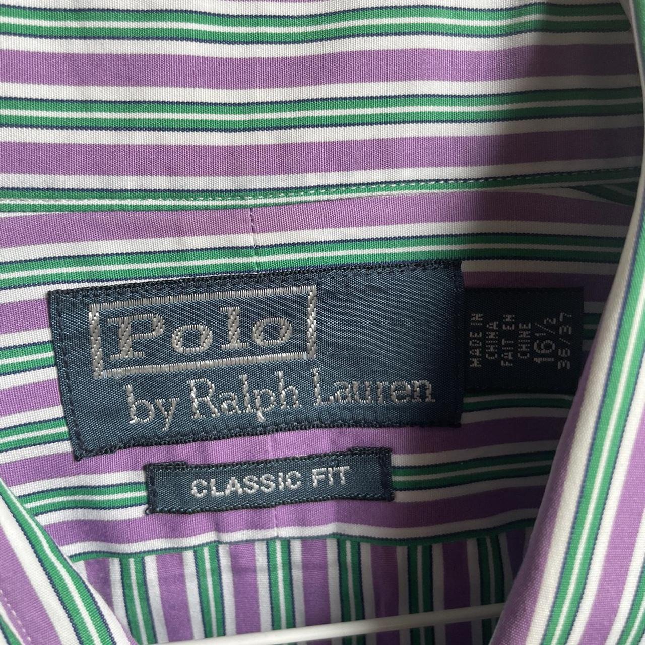 Polo Ralph Lauren Men's Purple and Green Polo-shirts | Depop