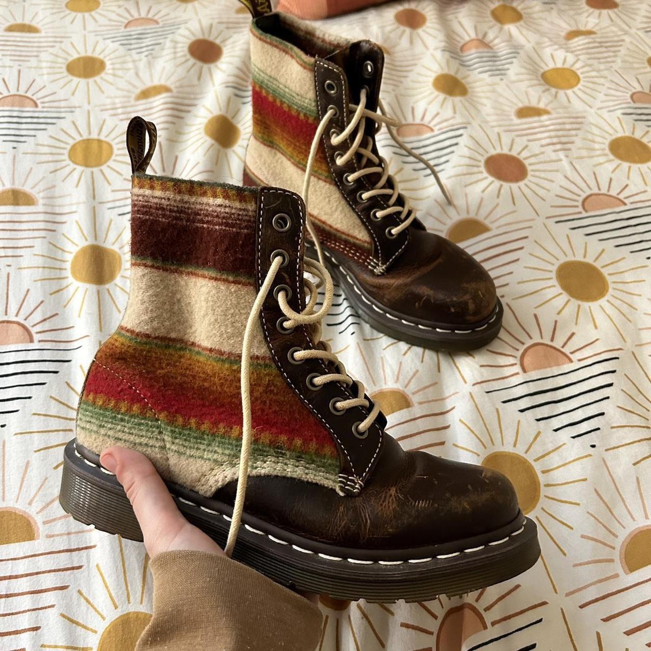 Dr. Martens x Pendleton Shoes Boots Brown 1460. Depop