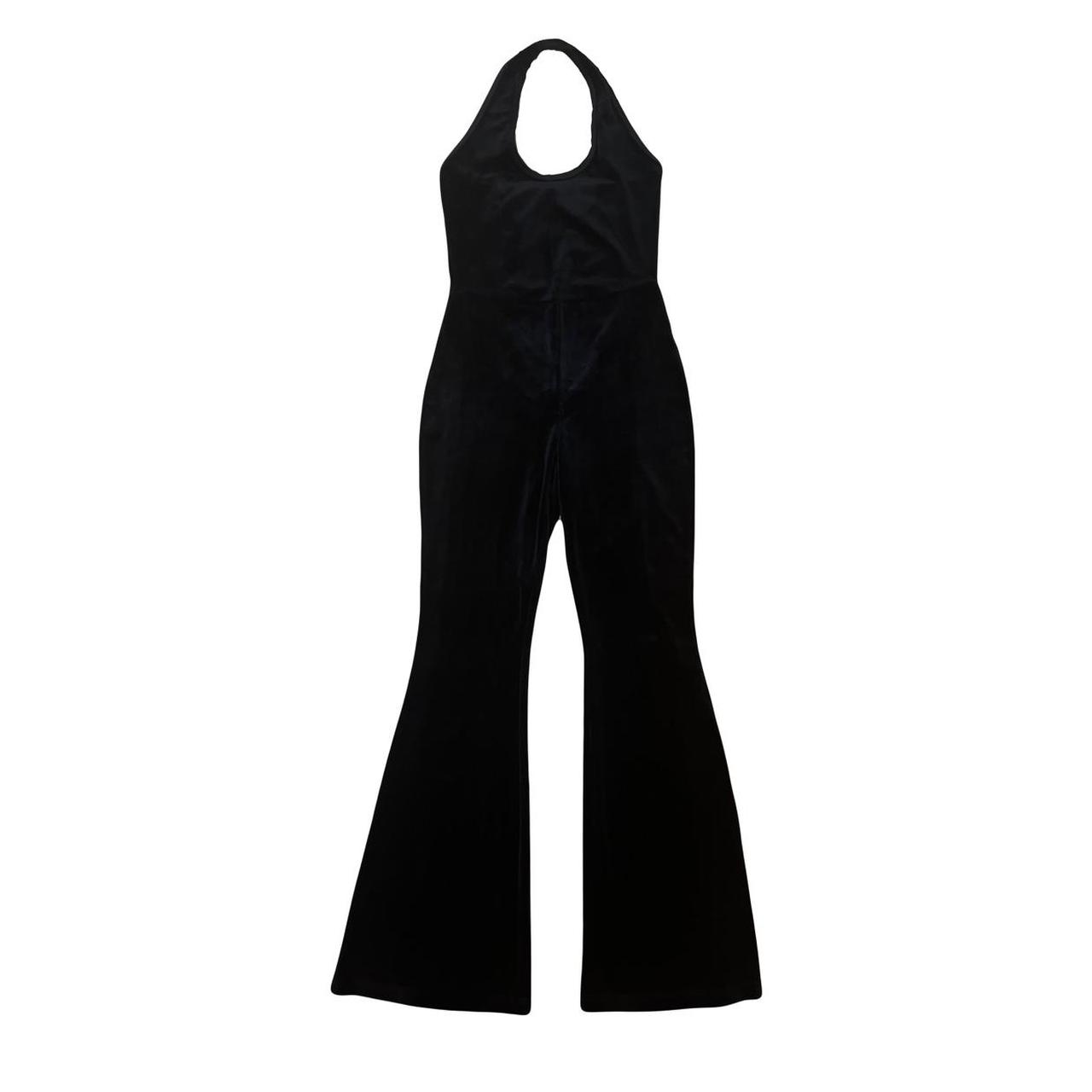 Juicy Couture Women's Black and Silver Jumpsuit Depop