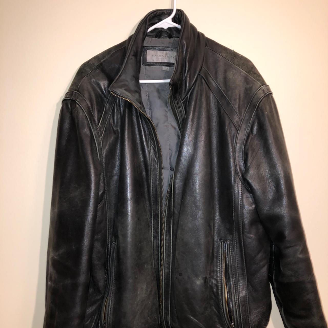 Marc New York leather hotsell jacket