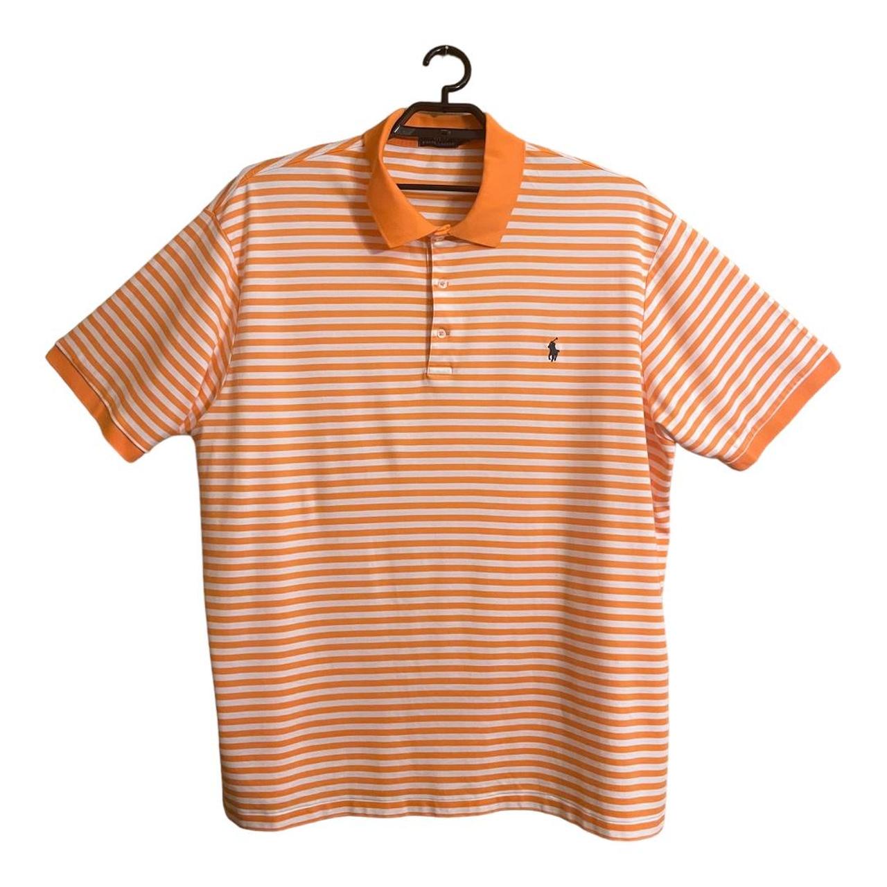 POLO Ralph Lauren Stretch Cotton Polo 3XB Orange Depop