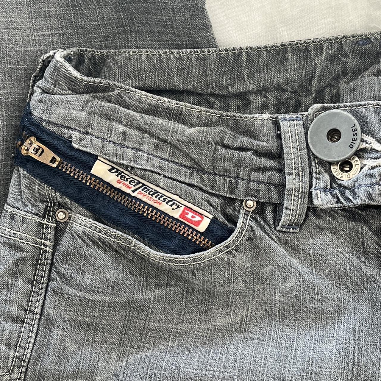 Diesel Women's Grey Jeans Depop