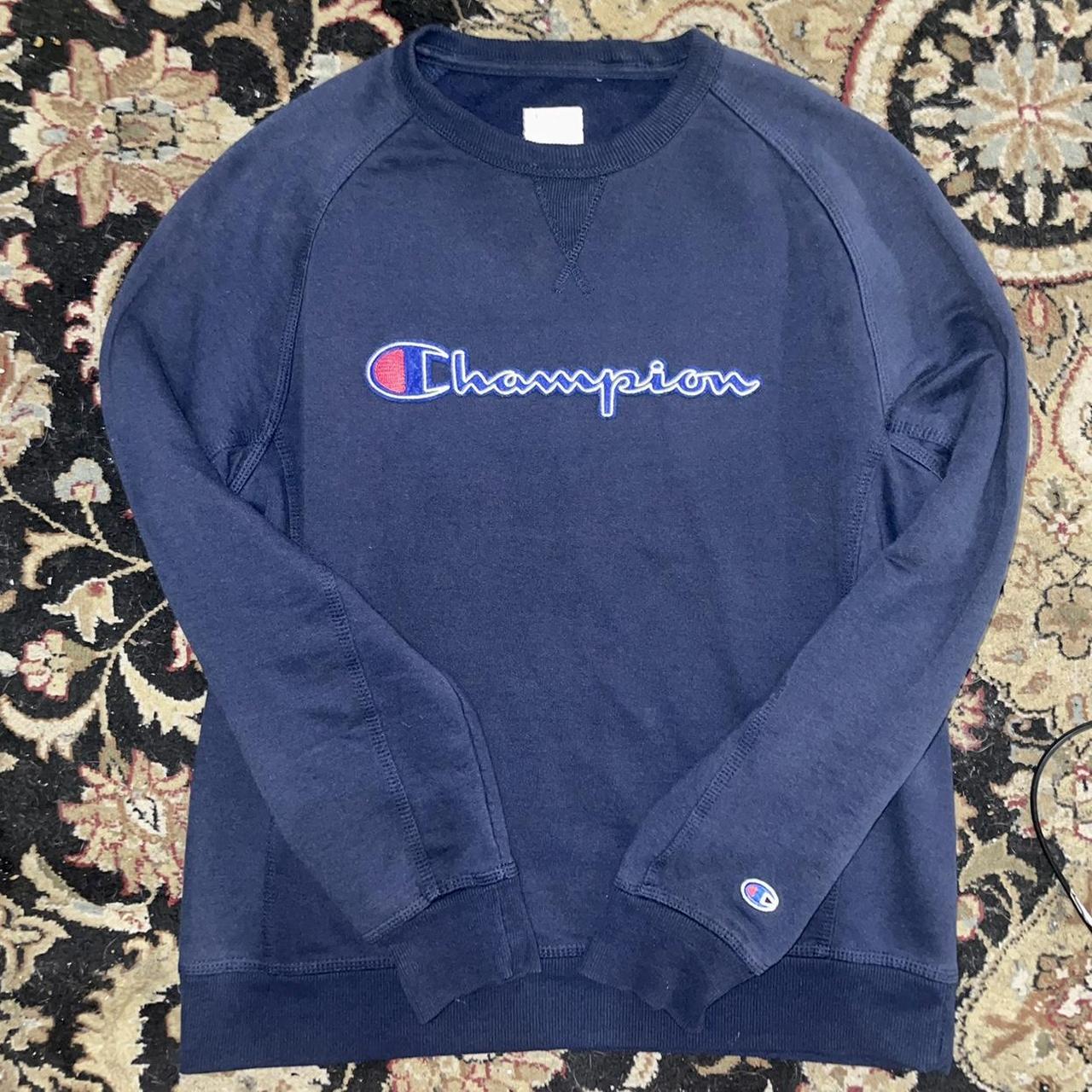 Champion sweater navy outlet pattern