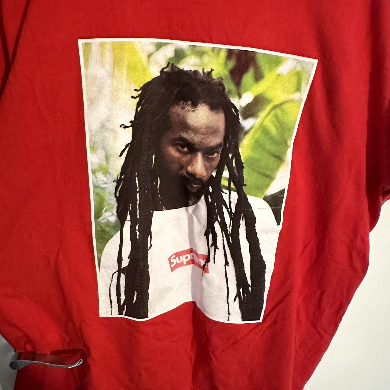 Supreme Buju Banton Good condition supreme Open. Depop