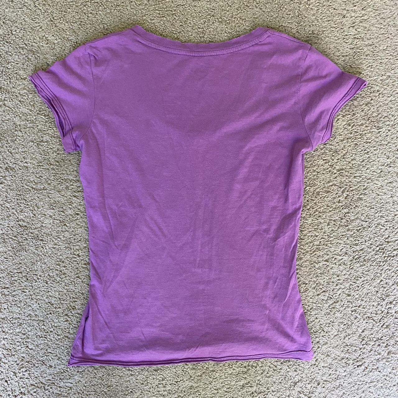 Armani Exchange Women's Purple T-shirt (4)