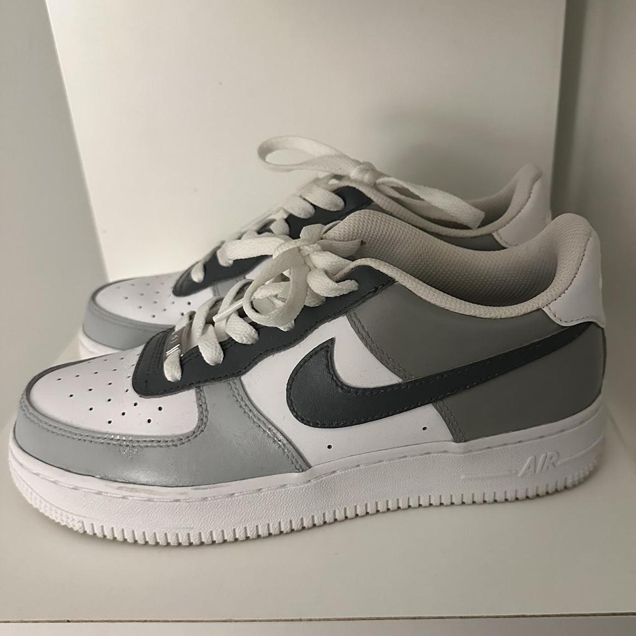 Custom made Nike Air Force 1s Gently worn but no... - Depop