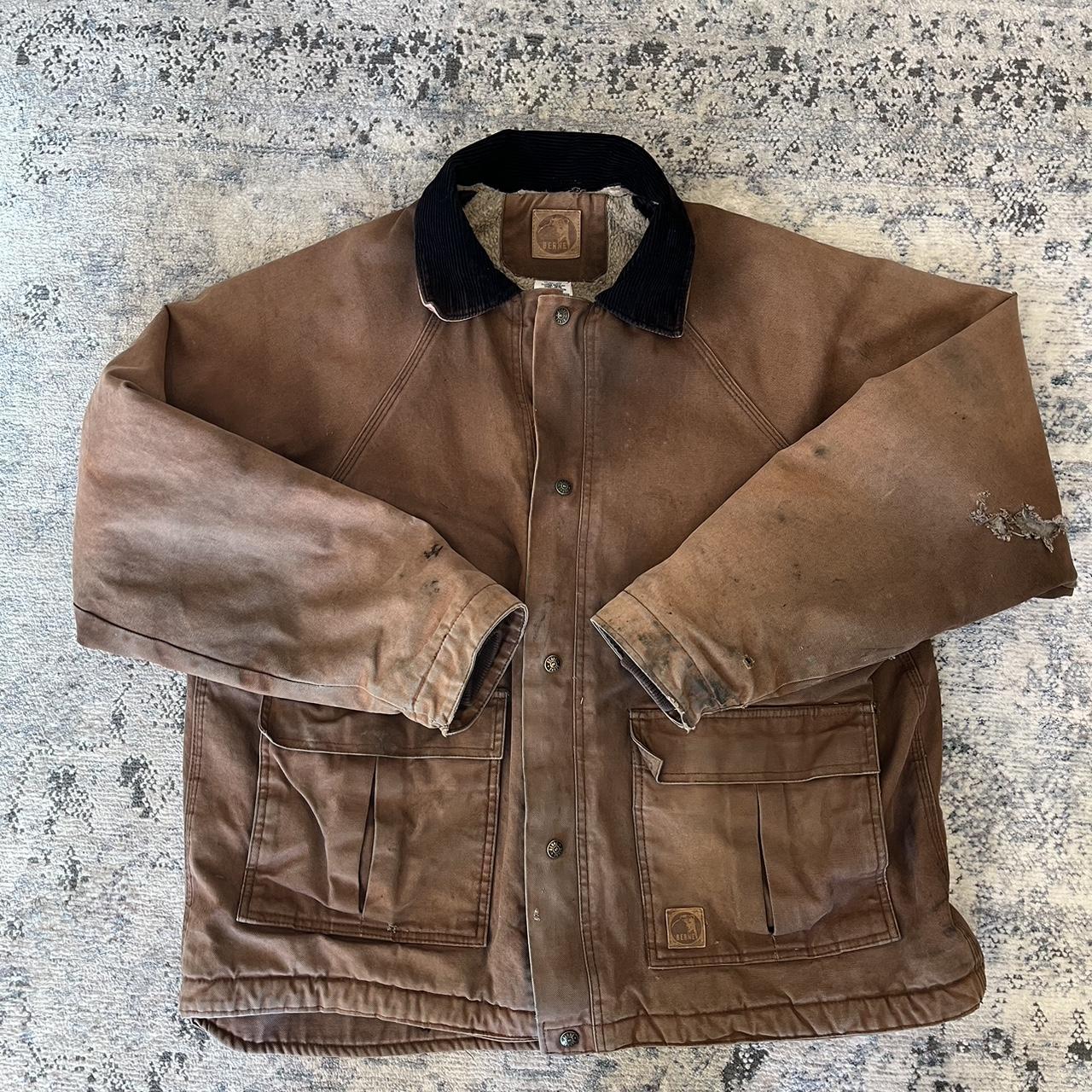 Carhartt (like) jacket Men’s xl Berne work jacket... - Depop