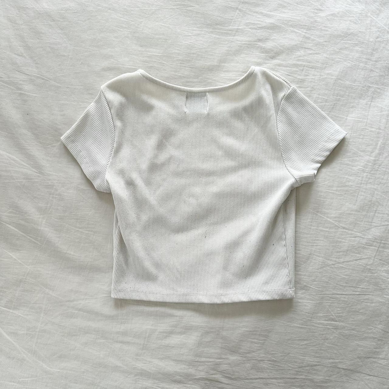 princess polly baby tee basic white baby tee.... Depop