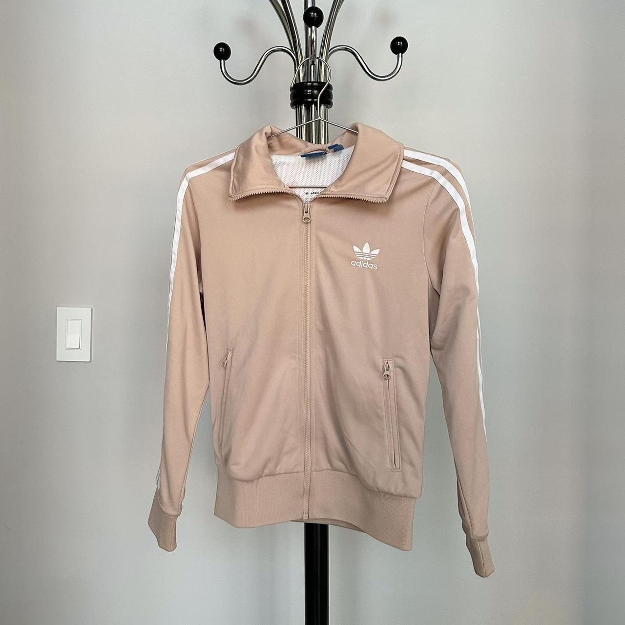 Peach adidas jacket on sale