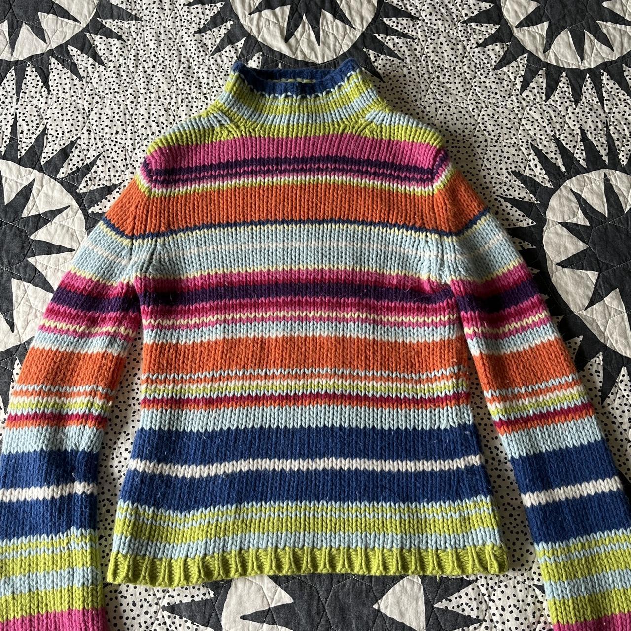 Express 2025 rainbow sweater