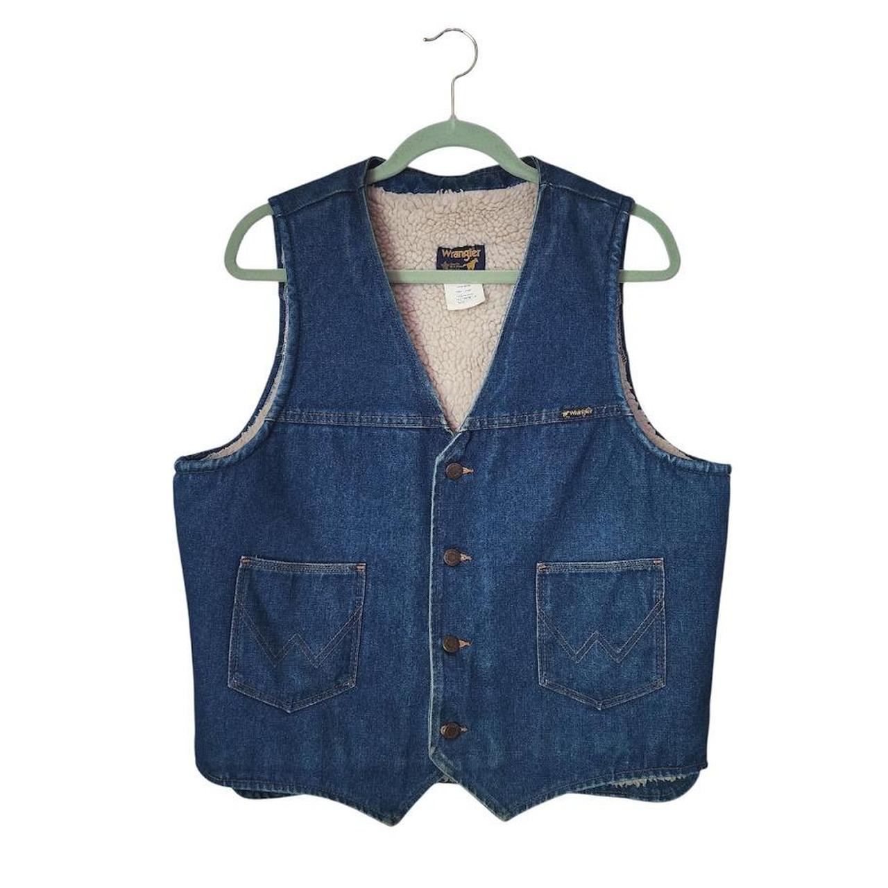 Wrangler Men's Vest - Blue - L – WRANGLER 70s She… - image 4