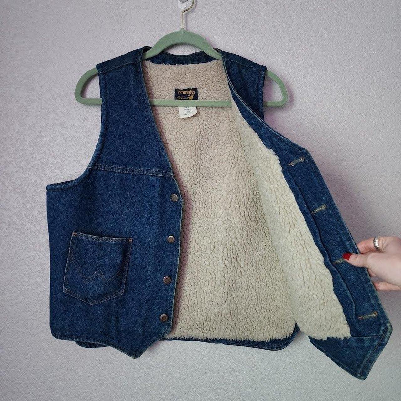 Wrangler Men's Vest - Blue - L – WRANGLER 70s She… - image 8