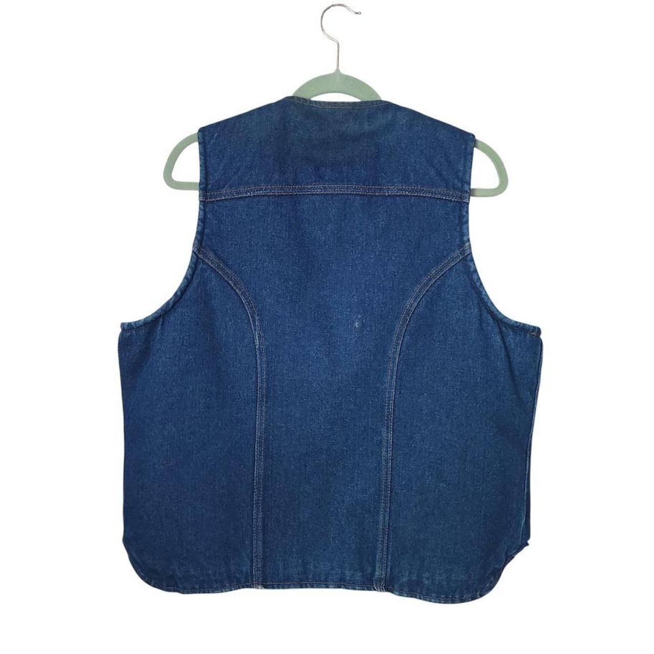 Wrangler Men's Vest - Blue - L – WRANGLER 70s She… - image 3