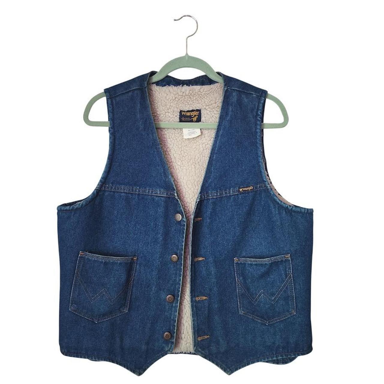 Wrangler Men's Vest - Blue - L – WRANGLER 70s She… - image 2