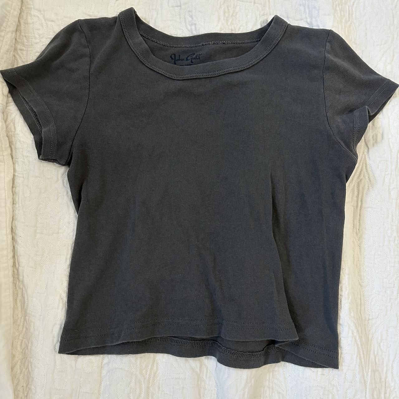 brandy melville grey top worn once... - Depop